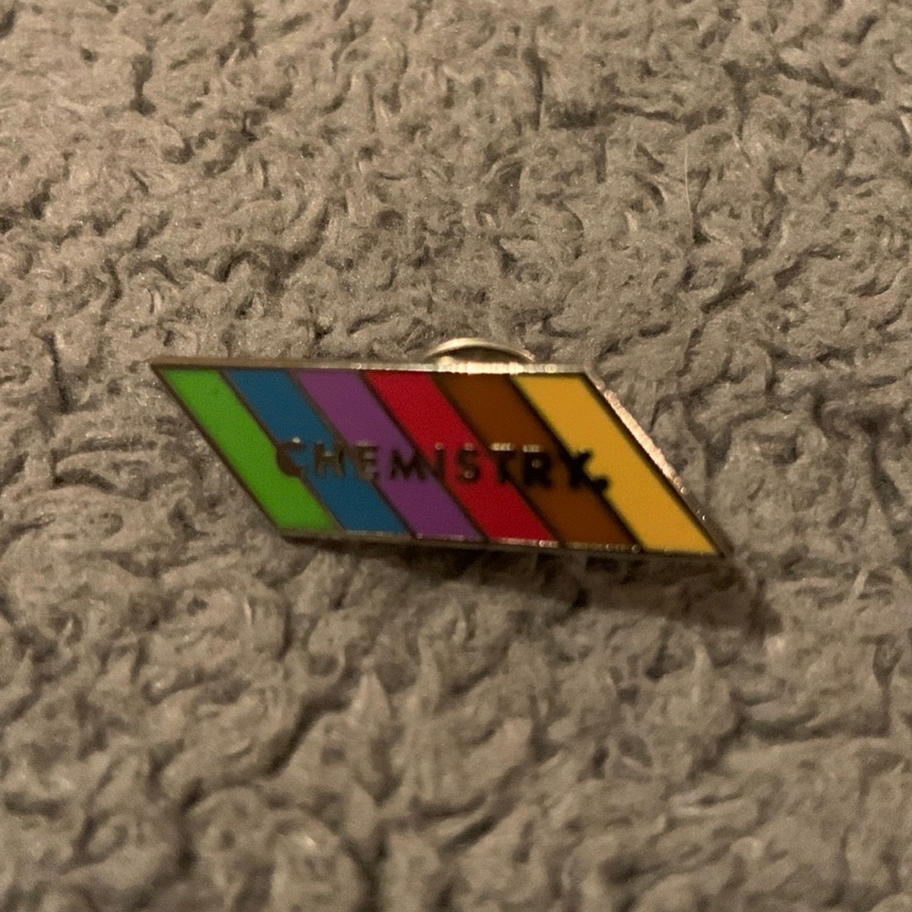 “Chemistry” pin